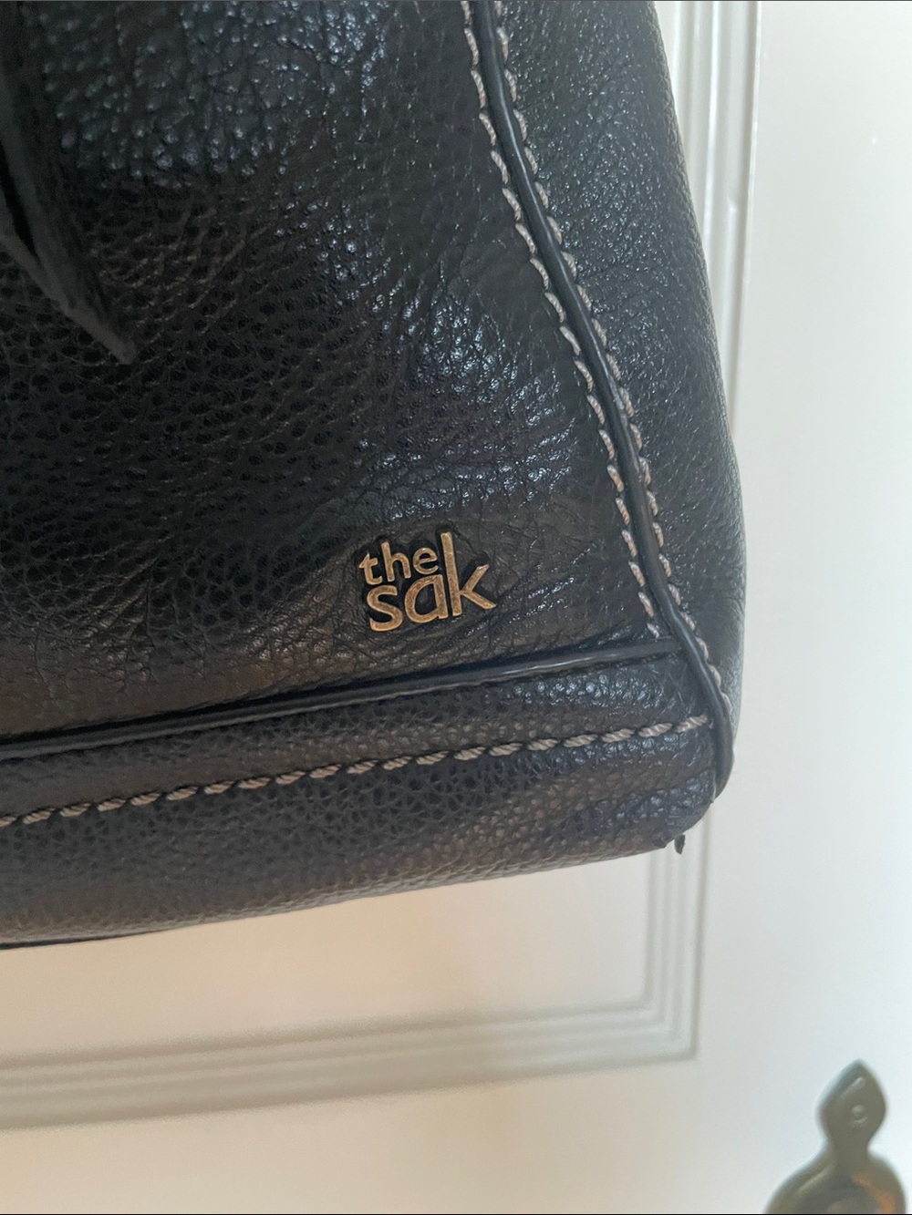The Sak Black Pebbled Leather Crossbody Bag - Picture 2 of 6